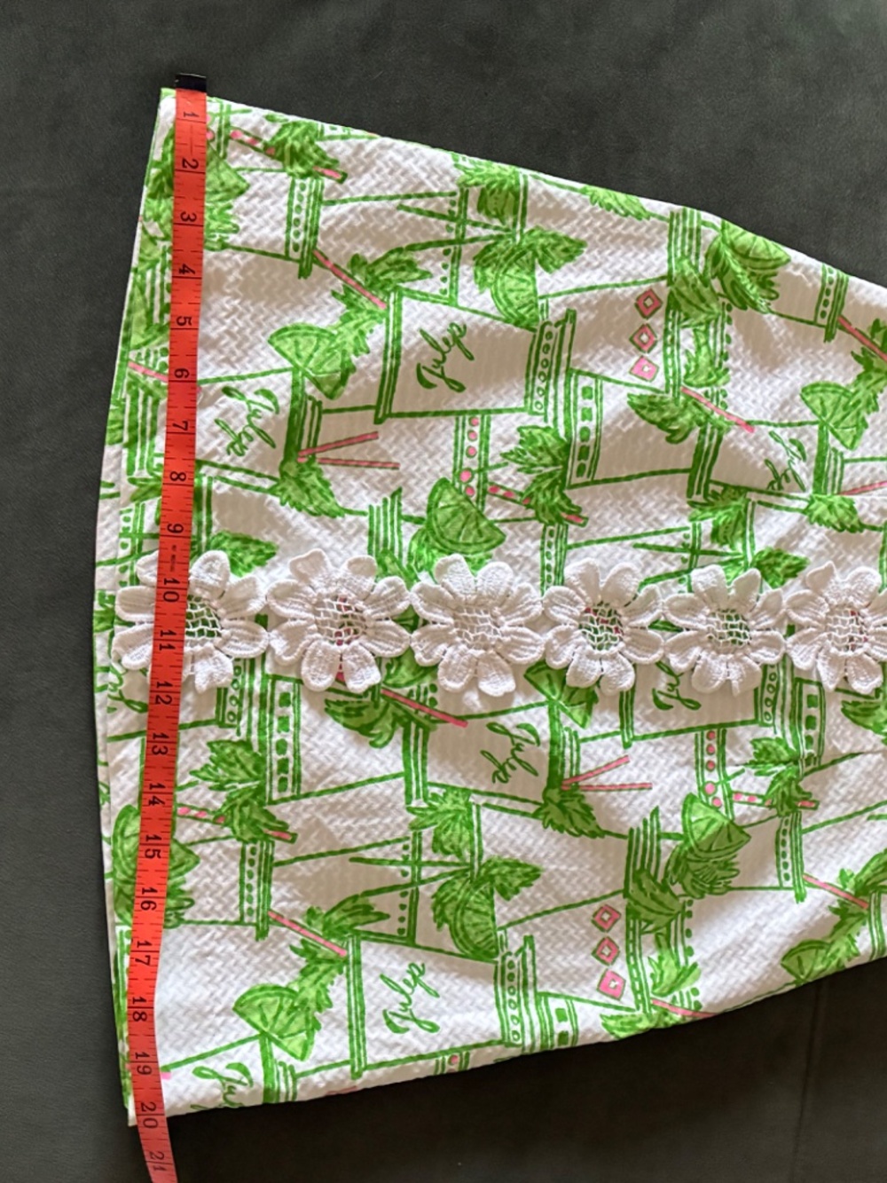 Lilly Pulitzer Just Add Mint mini skirt XS S - Picture 9 of 12